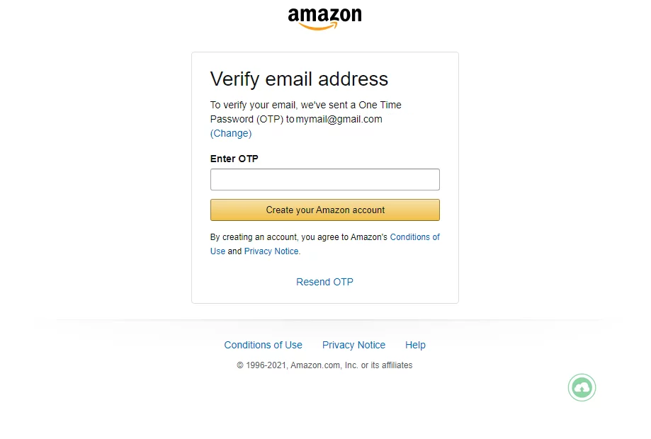 verify email amazon